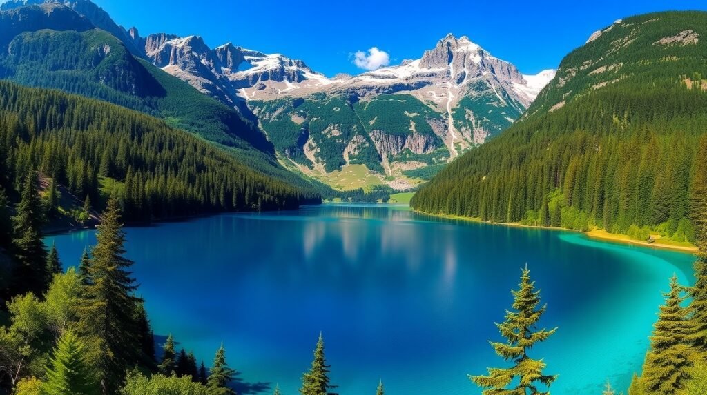 Oeschinensee, a gyönyörű kék hegyi tó a Berni-felvidéken