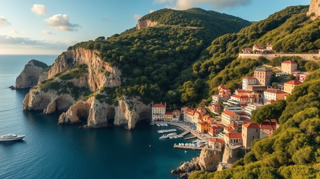 Gyönyörű tengerparti falucska a Costa Braván, Cadaqués közelében.