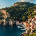 Gyönyörű tengerparti falucska a Costa Braván, Cadaqués közelében.