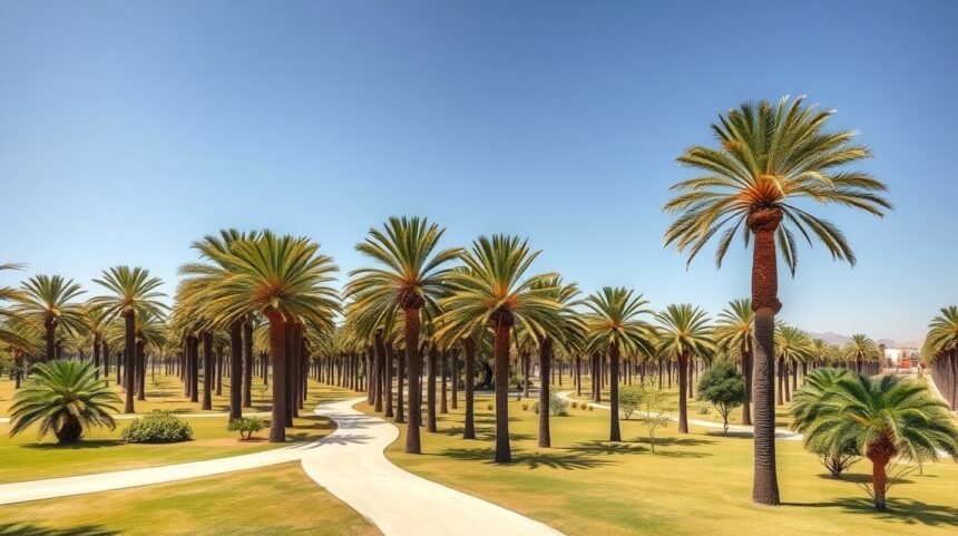 Európa legnagyobb pálmaligete Elche városában.