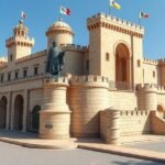 A Castillo de Colomares épülete Benalmádenában, Kolumbusz emlékére