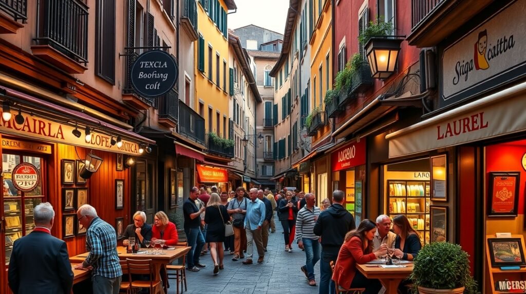 Logroño híres Laurel utcája gasztronómiai élményekkel.