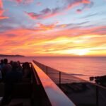 Csodás naplemente a Café del Mar előtt San Antonioban, Ibizán