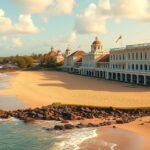 Sardinero strand és elegáns villák Santanderben