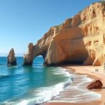 Tengerparti látvány a katedrálisok közelében Ribadeo-ban