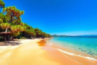 Skiathos, Koukounaries - fenyőerdő és homokos part találkozása