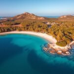 Kréta pálmaerdője és tengerparti táj