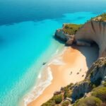 Apella-strand, Karpathos gyönyörű tengerpartjának képe.