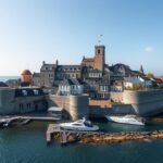 Concarneau gyönyörű erődváros a tenger közepén