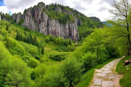 Séta az Ekkodalen hasadékában, Aakirkeby zöld természetben