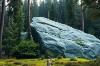 A Rokkestenen, a titokzatos mozgó kő Aakirkebyben