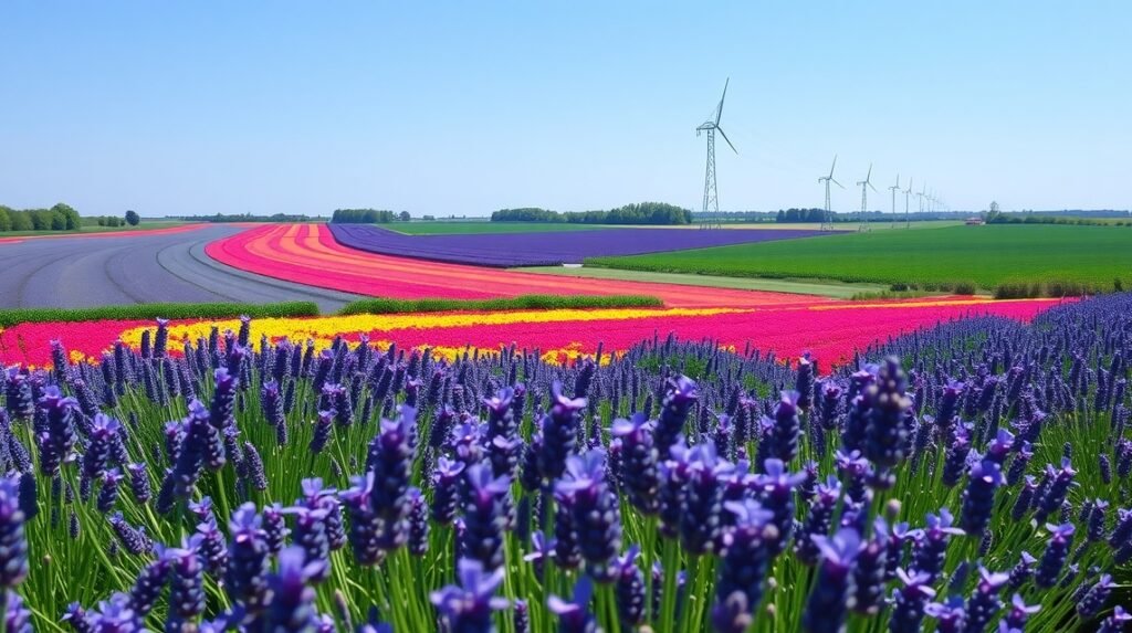 Illatos levendulafarm Aakirkeby virágmezőivel