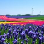 Illatos levendulafarm Aakirkeby virágmezőivel