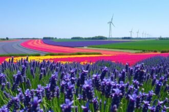 Illatos levendulafarm Aakirkeby virágmezőivel