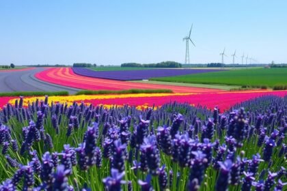 Illatos levendulafarm Aakirkeby virágmezőivel