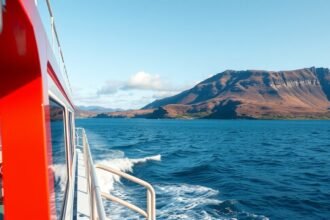 Komp úton Aakirkeby felé, csodás táj és vízfelület