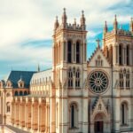 A Sé de Lisboa katedrális Lisszabonban, román és gótikus stílusban.