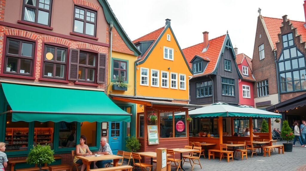 Színes gyerekbarát éttermek Billundban Dánia városában