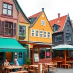 Színes gyerekbarát éttermek Billundban Dánia városában