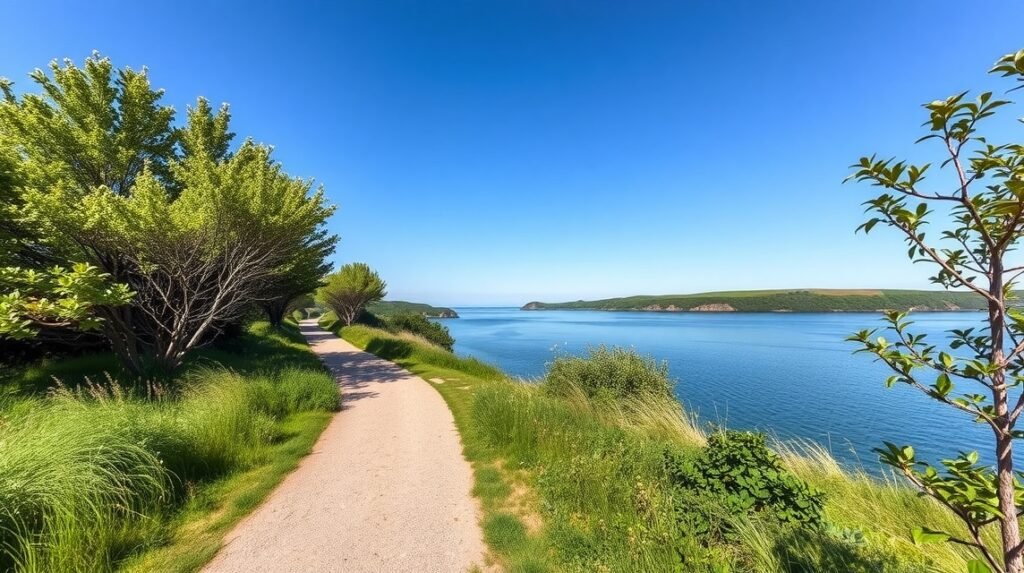 Séta a Genner-öböl partján, Blåkrogban, Dánia