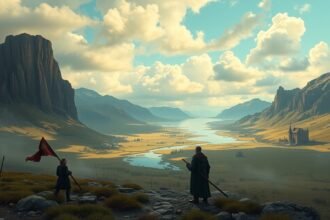 A Blåkrog története; táj a határvidéken, harcosok és jelképként a múlt.