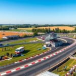 Brovst Speedway Center versenypálya panorámája Dánia