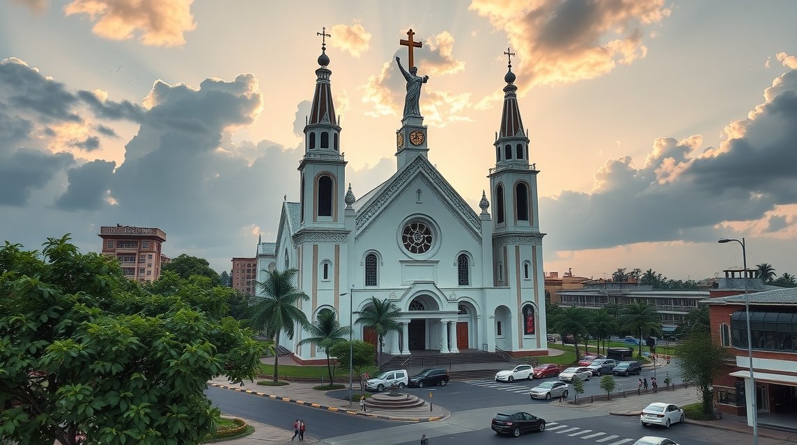 A Győzelmes Miasszonyunk-székesegyház Yaoundéban, Kamerunban
