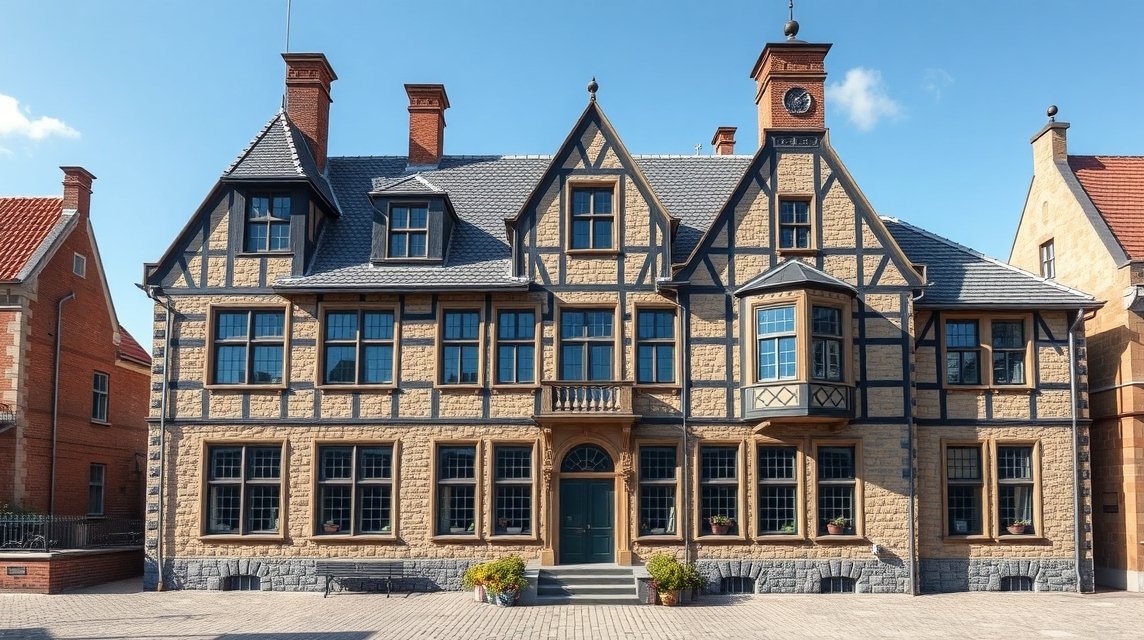 Jens Bang kőháza, lenyűgöző reneszánsz épület Aalborgban, Dánia