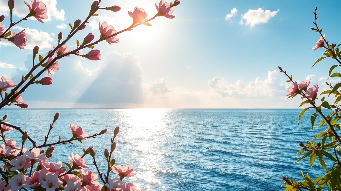 Kerteminde tengerparti táj naplementével és virágokkal