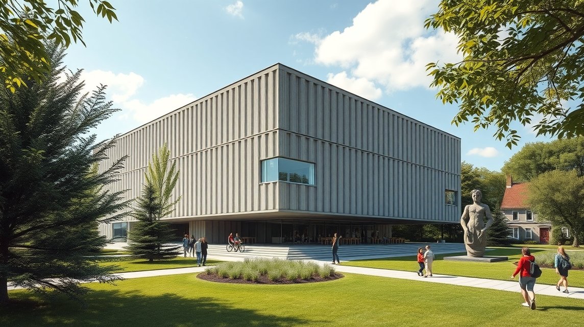 Kunsten Modern Művészeti Múzeum épülete Aalborgban, Dánia