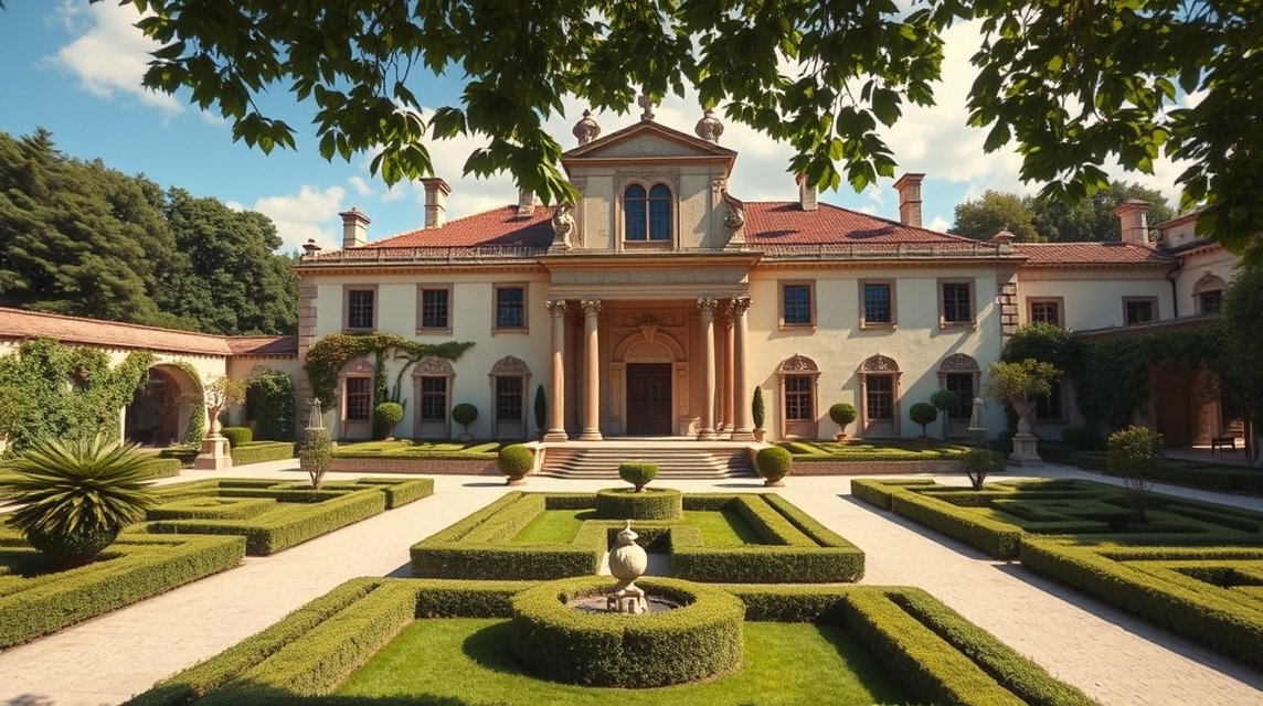 Quinta das Lágrimas gyönyörű kertje és épülete