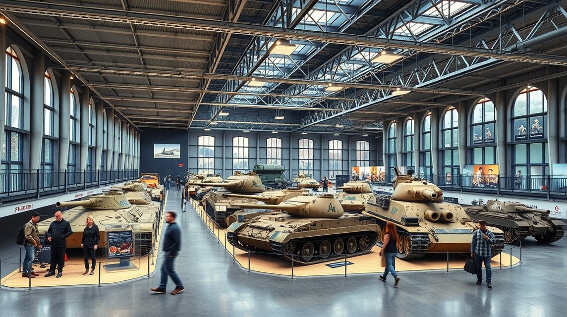 Panzer Museum East Slagelse - harckocsik kiállítás