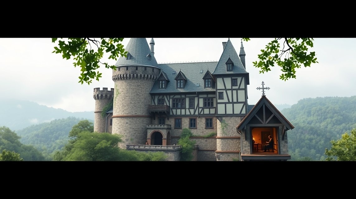 Wartburg vára, ahol Luther Márton lefordította a Bibliát.