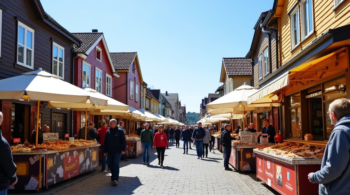 Ålesund élelmiszerfesztivál, helyi ízek és kézműves termékek