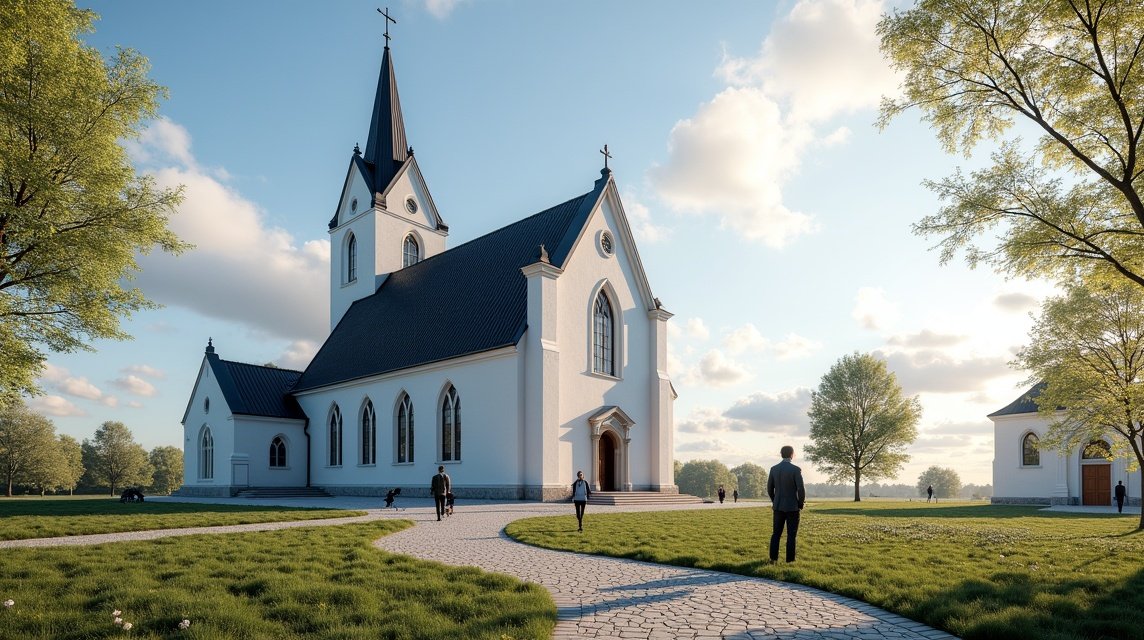 Szentháromság-templom (Trefoldighetskirken) Arendalban, Norvégiában