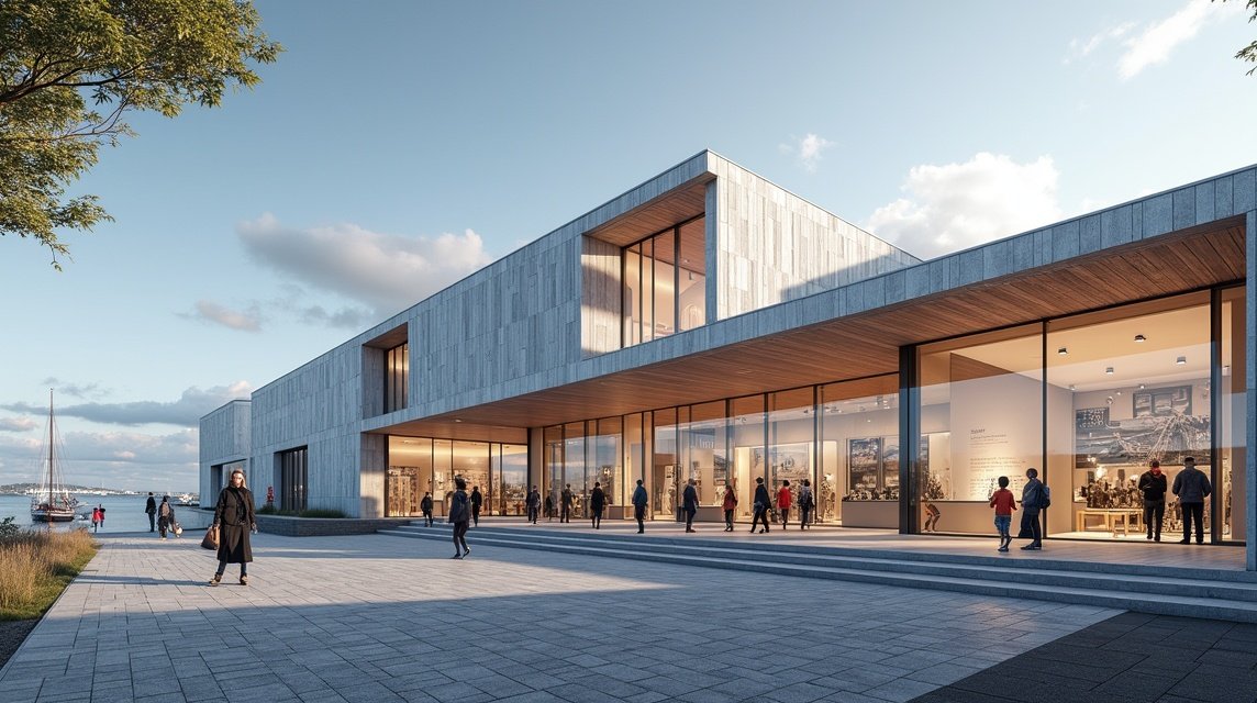 A DuVerden Tengerészeti Múzeum és Tudományos Központ épülete Porsgrunnban.