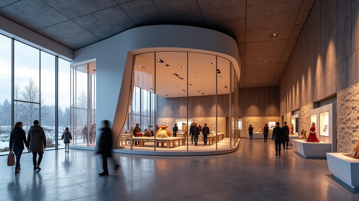 A Perspektivet Múzeum belső tere Tromsø városában.