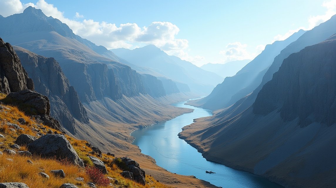 Alta-kanyon vad szépsége, Észak-Európa legnagyobb kanyonja.