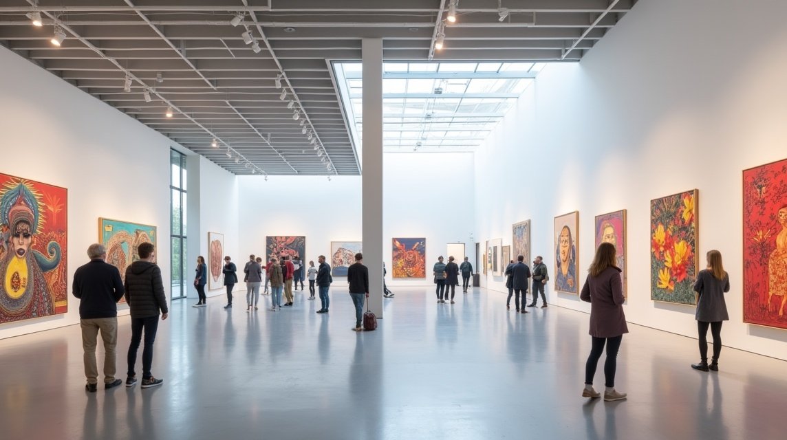 Kiállítás a Kunstbanken Művészeti Központban Hamarban