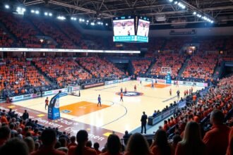 Drammen sportesemény a kézilabdában, szurkolók szenvedéllyel