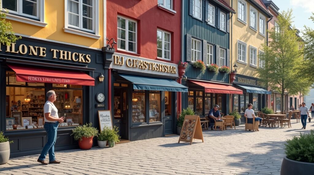 Fredrikstad kézműves boltok és galériák a várban