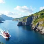 Hajókirándulás a gyönyörű Utsira szigetén Haugesund közelében.