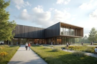 Haugar Vestfold Művészeti Múzeum épülete Tønsbergben