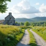 Tønsberg természet és Grevestien ösvény, régi épület és dombok