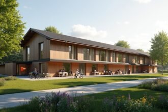 Røed Gård művészeti központ nyugodt környezetben, kulturális eseményekkel.