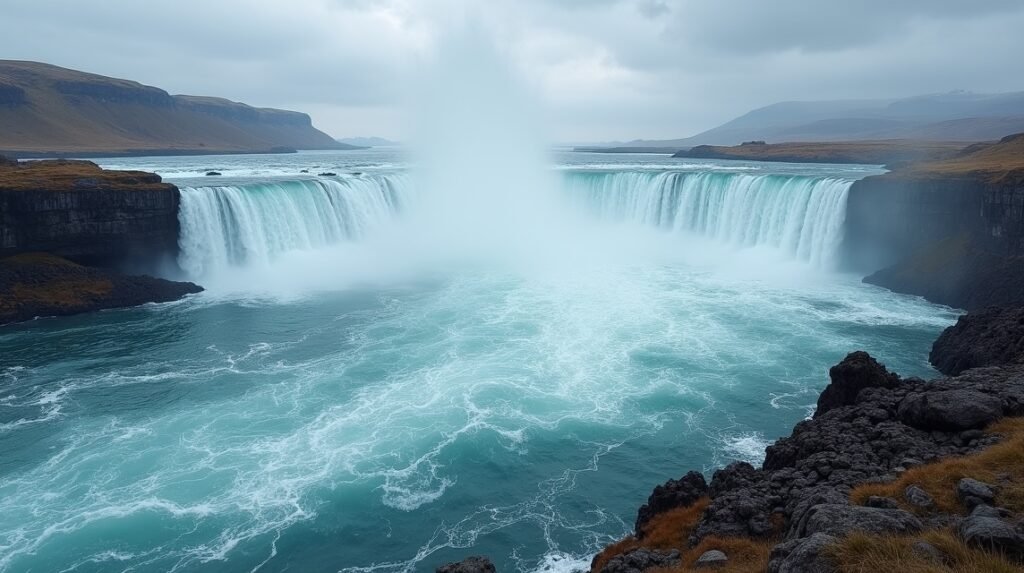 Látnivaló Bodø közelében, a Saltstraumen árapályörvény vízesése