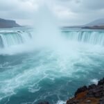 Látnivaló Bodø közelében, a Saltstraumen árapályörvény vízesése