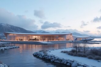 Norvég Repülési Múzeum Bodøban, modern építészetben