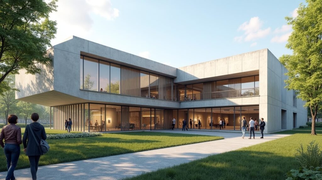 A KODE Művészeti Múzeum modern épülete Bergenben