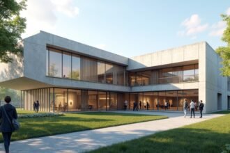 A KODE Művészeti Múzeum modern épülete Bergenben